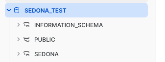 Find your schema in the database